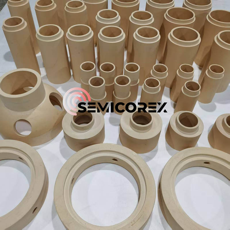 Části z taveného zirkonu